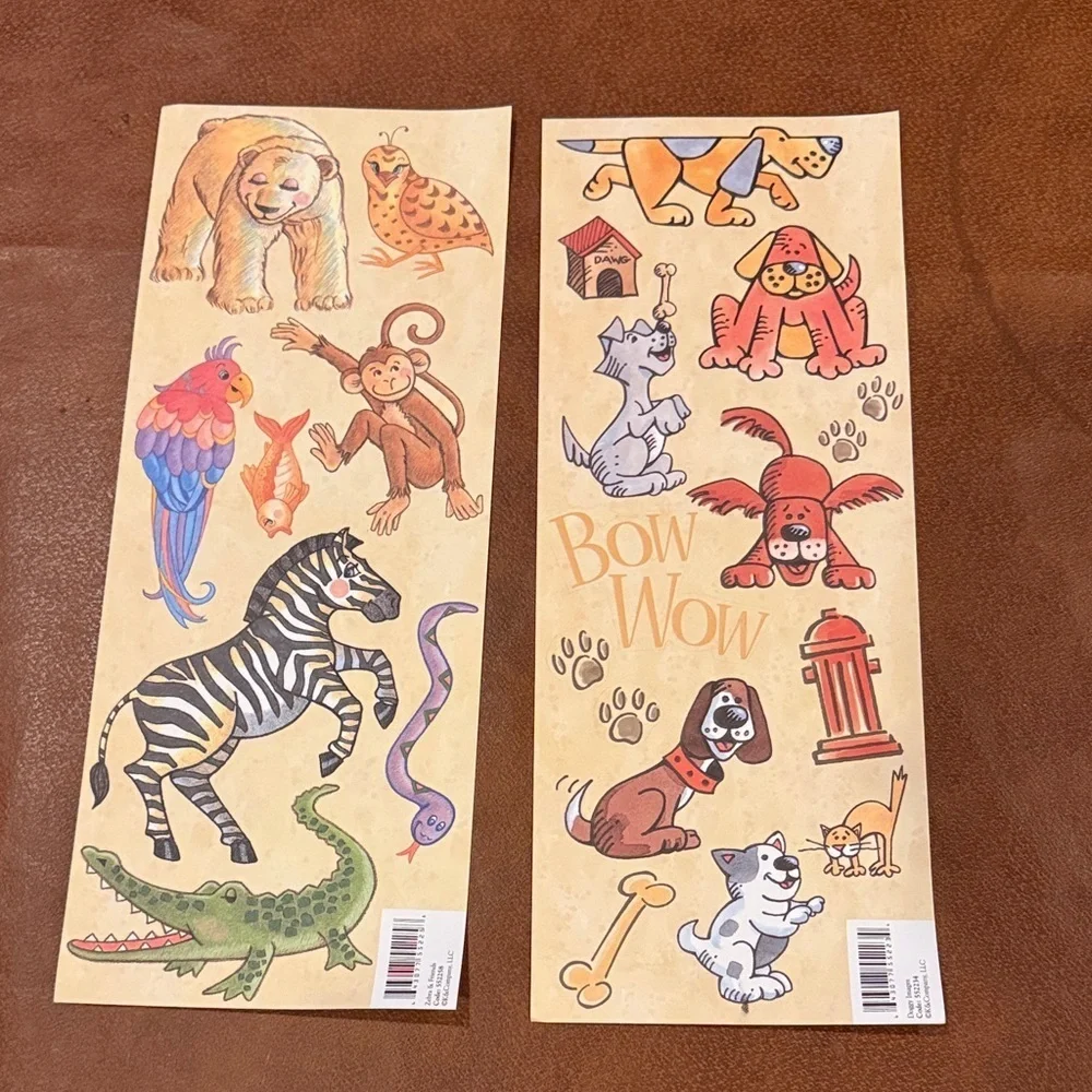 K&Company Animal Stickers 2 Sheets New with Tags